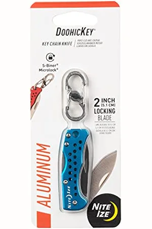 Nite Ize DoohicKey Key Chain Knife, Folding Pocket Knife for Keychain