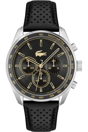 Lacoste Chronograph Quartz Watch BOSTON Collection for Men with Leather or Stainless Steel bracelet in Link or Mesh