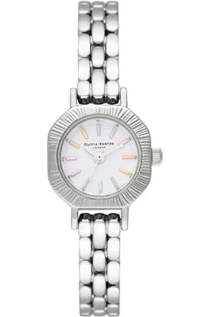 Olivia Burton Analogue Quartz Watch for women with Silver Stainless Steel bracelet - OB16CC52