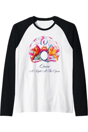Queen Official A Night At The Opera Raglan Baseball Tee Raglan Baseball Tee
