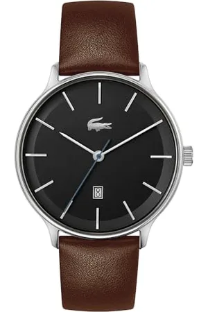 Lacoste Analogue Quartz Watch for Men with Brown Strap Made from Apple Peel - 2011222