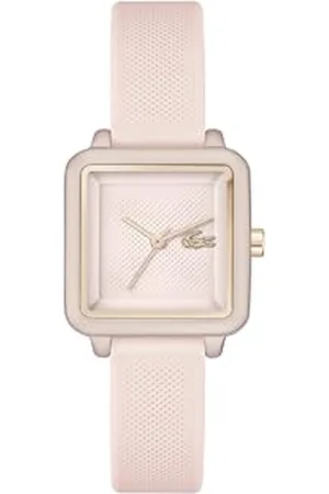 Lacoste Three Hand Quartz Movement Watch for Women .12.12 FLOW Collection with Blush Silicone Bracelet - 2001388