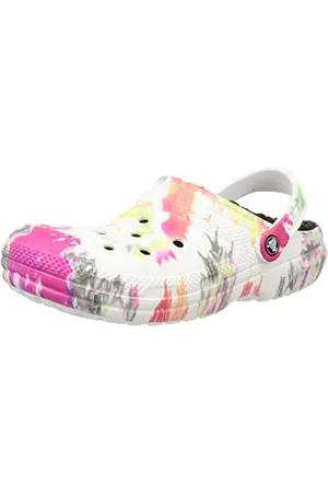 Crocs Unisex Classic Lined Tie-dye Clog Clogs, , 1 UK Men/ 2 UK Women