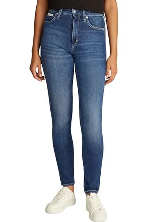 Calvin Klein Calvin Klein Women’s High Rise Skinny Fit Jeans, Blue (Denim Medium), 30W/30L