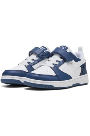 PUMA Rebound V6 LO AC+ PS Sneaker, Clyde Royal White, 10 UK Child