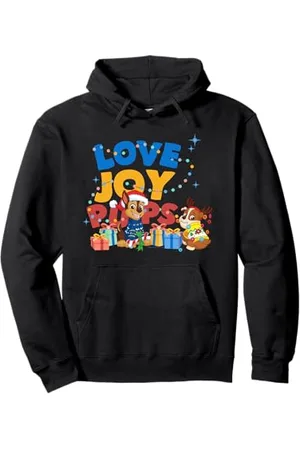 Paw Patrol Christmas Love and Joy with Chase and Rubble Pullover Hoodie