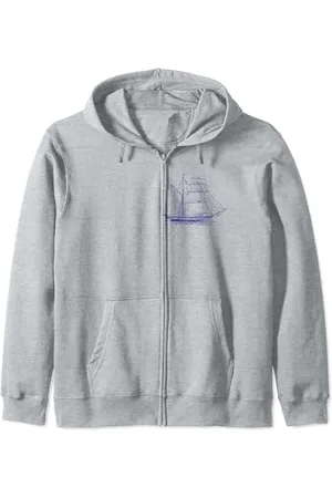 J.Crew Sail Boat Zip Hoodie
