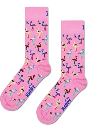 Happy Socks Womens Flamingo Sock, Multicolour (Multicolour 330), 36-40