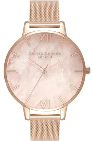 Olivia Burton Analogue Quartz Watch for women with Rose gold colored Stainless Steel bracelet - OB16SP01