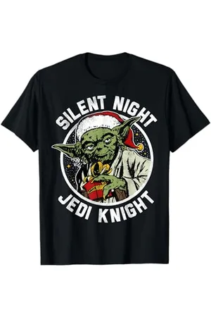 STAR WARS Christmas Yoda Silent Night Jedi Knight T-Shirt