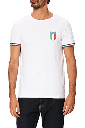 Italia Herren Italie T-Shirt, weiß, L