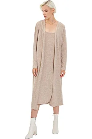 Trendyol Women Midi Basic Fitted Knit Dress