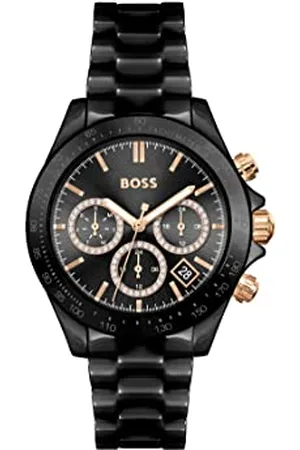 HUGO BOSS Analogue Multifunction Quartz Watch for Women with Ceramic Bracelet - 1502633
