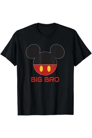 Disney Mickey Mouse Red Shorts Icon Big Bro Brother Family T-Shirt