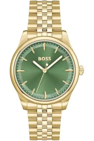 HUGO BOSS Analogue Quartz Watch for women GRACEFUL Collection with Silver and Two-Tone Stainless Steel bracelet