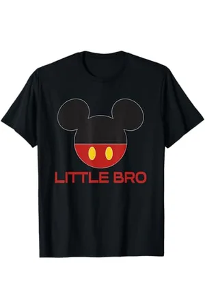 Disney Mickey Mouse Red Shorts Icon Little Bro Family T-Shirt