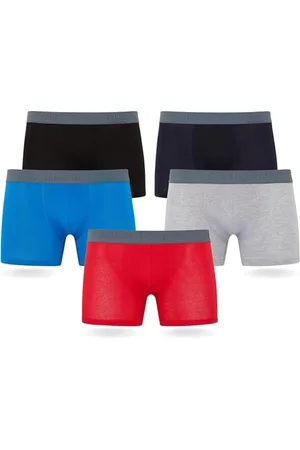 FM London 5-Pack Mens Boxers with HyFresh Odour Protection Technology - Breathable Mens Underwear Suitable all Occasions - Tagless and Multipack Designed for a 24hr Wear - Super Soft