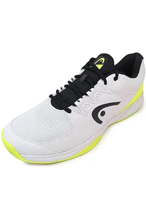 Head Unisex Grid Squash Shoe, White/Yellow, 10 UK