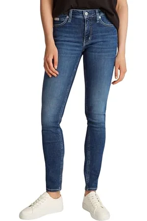 Calvin Klein Women’s Mid Rise Skinny Fit Jeans