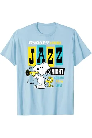 Peanuts Snoopy And Friends Jazz Night T-Shirt