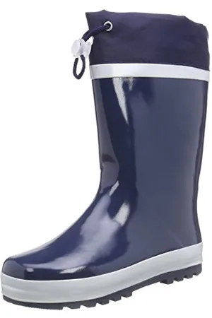 Playshoes Unisex Kids Lined Rain Wellies Basic Wellington Rubber Boots, , 7.5 UK Child