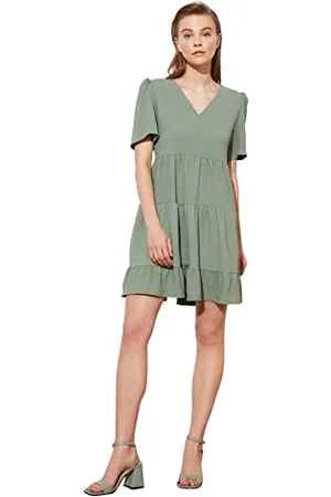 Trendyol FeMan Mini Shift Regular fit Woven Dress