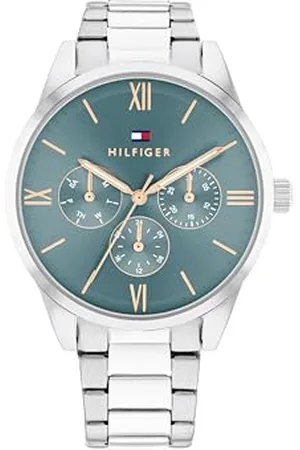Tommy Hilfiger Analogue Multifunction Quartz Watch for Women with Stainless Steel Bracelet