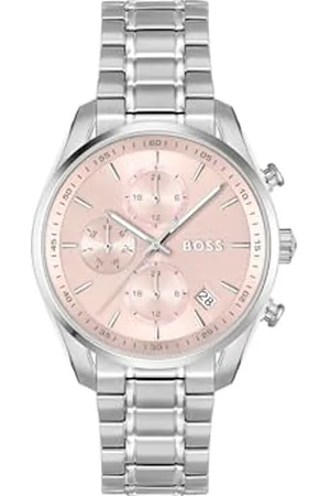 HUGO BOSS Analogue Multifunction Quartz Watch for women GRAND TOUR LADIES Collection with Stainless Steel bracelet