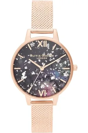 Olivia Burton Analogue Quartz Watch for women with Rose gold colored Stainless Steel bracelet - OB16GD33