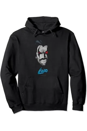 DC Comics Originals Justice League Lobo Face Pullover Hoodie