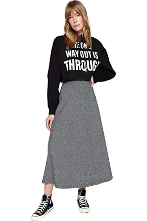 Trendyol Skirt - Gray - Maxi
