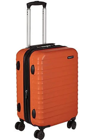 AmazonBasics Hardside Hand Luggage Carry On Suitcase, ABS Hardshell Expandable Cabin Suitcase with 4 Spinner Wheels, 55 cm