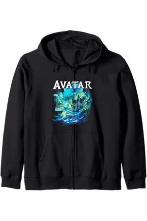 Avatar : The Way Of Water Beautiful Pandora Sea Vignette Zip Hoodie