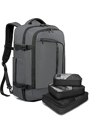 BANGE Travel Overnight Backpack,40-Liter FAA Flight Approved Weekender Bag Carry on Backpack…, , 18.5Hx12.5Lx9.5W, Rucksack Backpacks