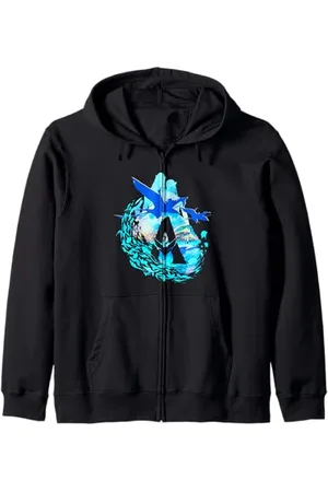 Avatar : The Way Of Water Scenic Pandora Blue Vignette Zip Hoodie
