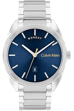 Calvin Klein Analogue Quartz Watch for Men Progress Collection with Stainless Steel Bracelet