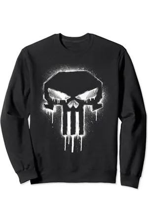 Marvel The Punisher Spray Painted Skull Drip Sweatshirt