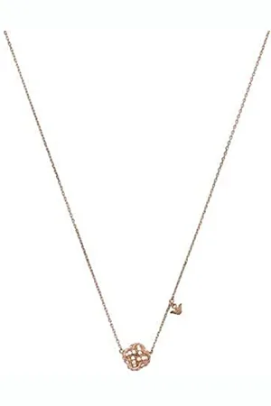 Emporio Armani Necklace for Women , Total length: 40cm + 7cm adjustable chain Size knot: 9mm Sterling Silver Necklace, EG3537221