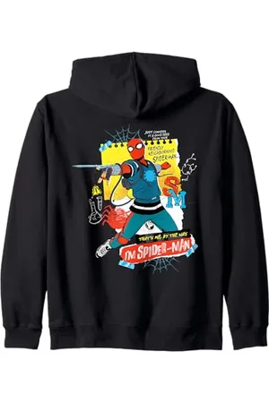 Marvel Your Friendly Neighborhood Spider-Man I’m Spider-Man Zip Hoodie