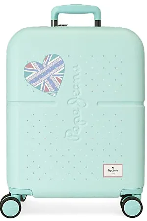 Pepe Jeans Nerea Cabin Suitcase 40x55x20 cm Rigid ABS Integrated TSA Closure 37L 2.74 kgs 4 Double Wheels Extendable Hand Luggage