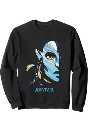Avatar : The Way Of Water A Warrior Born Split Panel Portrait Sweatshirt