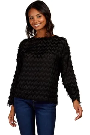 Little Mistress Eyelash Fringe Top, M