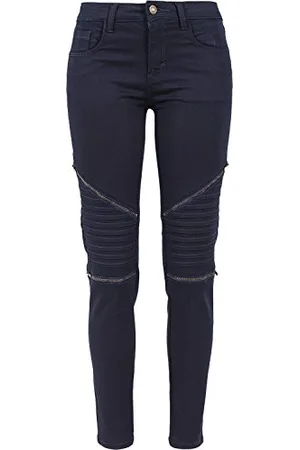 Urban classics Womens Stretch Biker Trousers Pants, , 24 UK