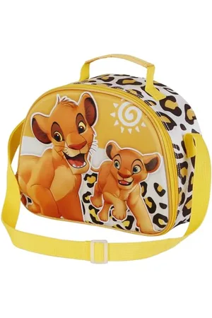Disney Lion King Africa-3D Lunch Bag, Yellow, 25.5 x 20 cm