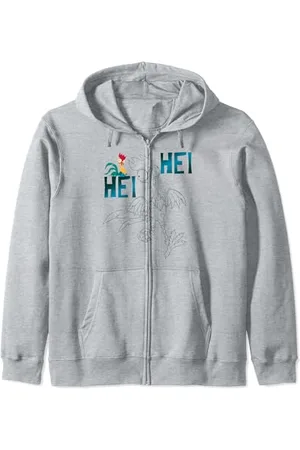 Disney Moana Hei Hei Outline Zip Hoodie