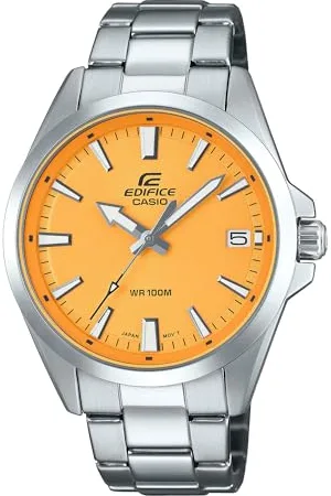 Casio Men Analogue Quartz Watch with Stainless Steel Strap EFV-100D-9AVUEF