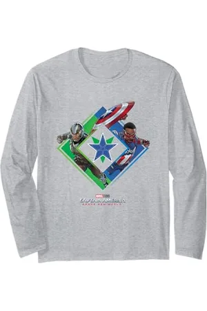 Marvel Captain America: Brave New World Falcon & Cap Teamup Long Sleeve T-Shirt