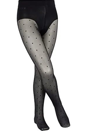 Falke Unisex Kids Romantic Dot K Ti Sheer Patterned 1 Pair Tights, , 5.5-8