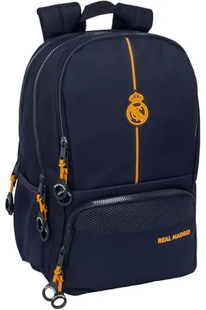 Safta Real Madrid 2nd Team 24/25 Paddle Backpack Sports Backpack Ideal for Different Ages Comfortable and Versatile Quality and Resilience 30 x 17 x 42 cm Blue, , Estándar, Casual