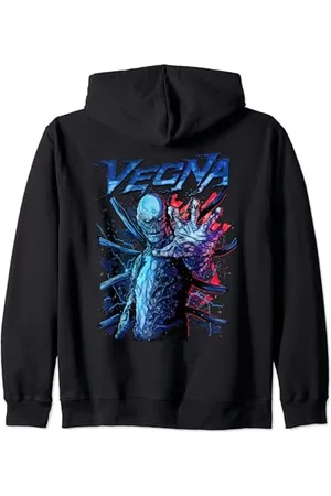 Stranger Things Vecna Graffiti Portrait Upside Down Gate Zip Hoodie